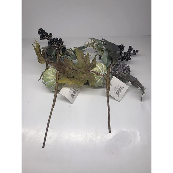 Pumpkin Pinecone Berry Bush Table Decor Thanksgiving Artificial Harvest Fall - Picture 5 of 7